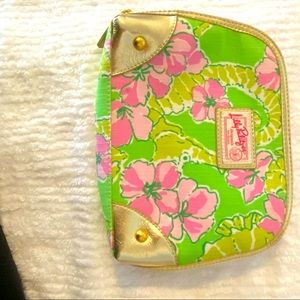 NWOT Lilly Pulitzer Make Up Cosmetic Case Alligator 🐊 print